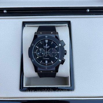 Годинник наручний H u b l o t 5828 Classic Fusion All Black преміального ААА класу 1012-0441 фото