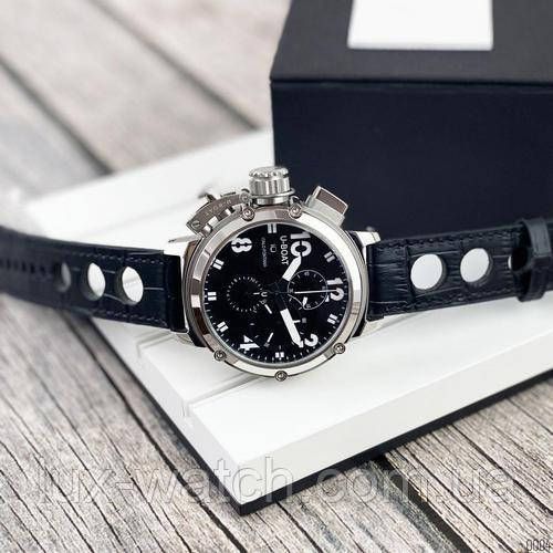 Годинник наручний U-boat Battery Black-Silver 2035-0004 фото