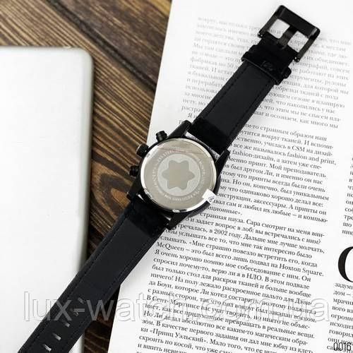 Годинник наручний Montblanc TimeWalker All Black 1017-0016 фото