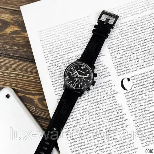 Годинник наручний Montblanc TimeWalker All Black 1017-0016 фото
