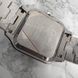Елегантний наручний годинник Cartier Santos Silver-Green 1586 фото 6