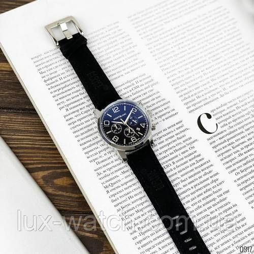 Montblanc TimeWalker Chronograph Black-Silver-Black 1017-0017 фото