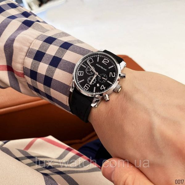 Montblanc TimeWalker Chronograph Black-Silver-Black 1017-0017 фото