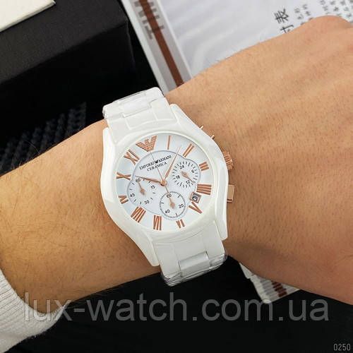 Emporio Armani AR-1400 White-Gold 1001-0250 фото
