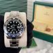 Чоловічий наручний годинник R/o/l/e/x/GMT-Master II Silver-Black/Blue 1322 фото 1