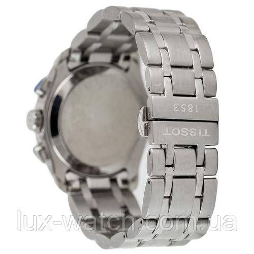 Tissot T-Classic Couturier Chronograph Steel Alt Silver-Black 1022-0152 фото