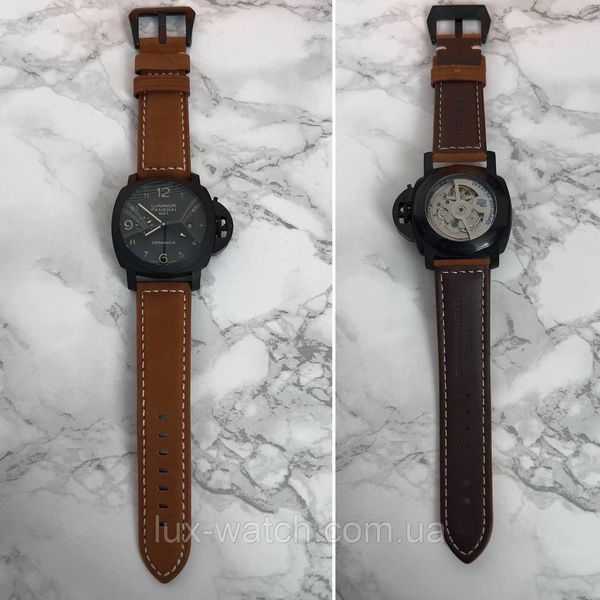 Стильний годинник P a a n e r a i Luminor Black-Brown 1426 фото