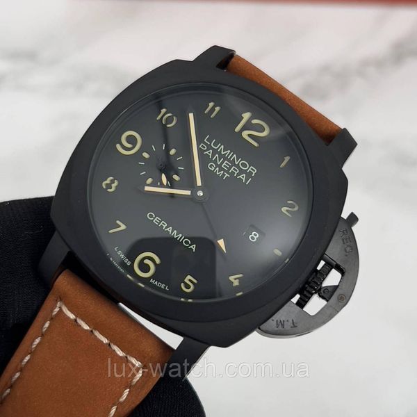 Стильний годинник P a a n e r a i Luminor Black-Brown 1426 фото