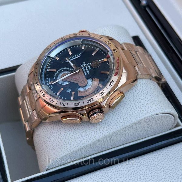 Годинник наручний T a g H e u e r Grand Carrera Calibre 36 RS Steel Gold-Black 2033-0041 фото