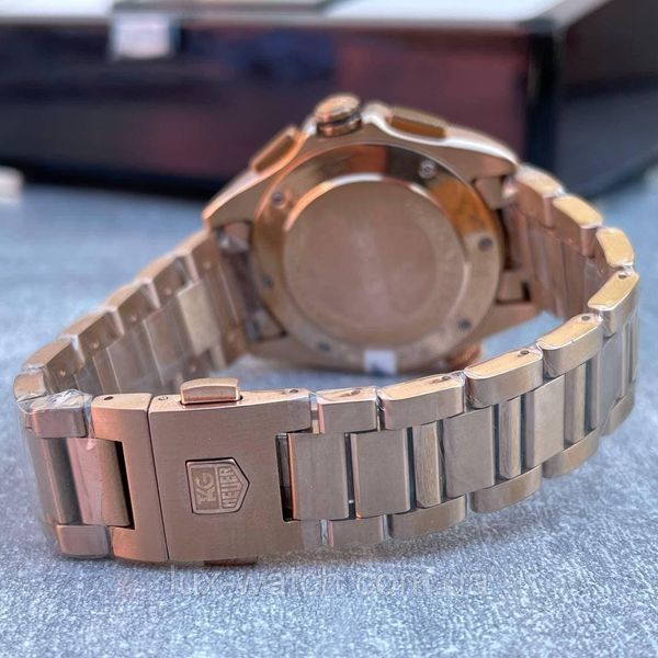 Годинник наручний T a g H e u e r Grand Carrera Calibre 36 RS Steel Gold-Black 2033-0041 фото