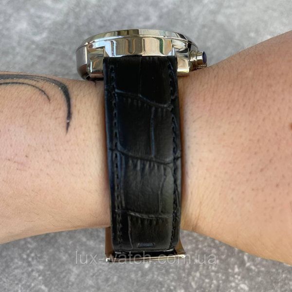 Годинник наручний Montblanc TimeWalker Chronograph Black-Silver-Black 1621 фото