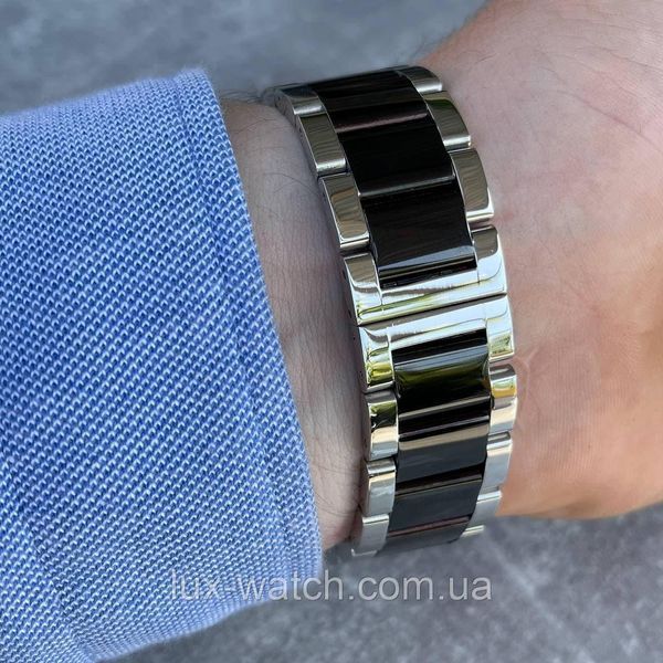 Годинник наручний Montblanc Silver-Black 1569 фото