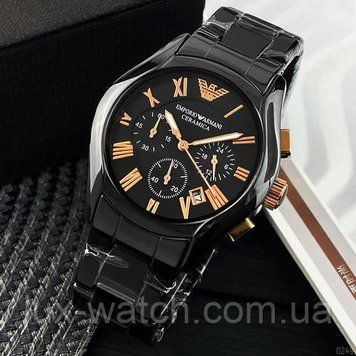 Emporio Armani AR-1400 Black-Gold 1001-0249 фото