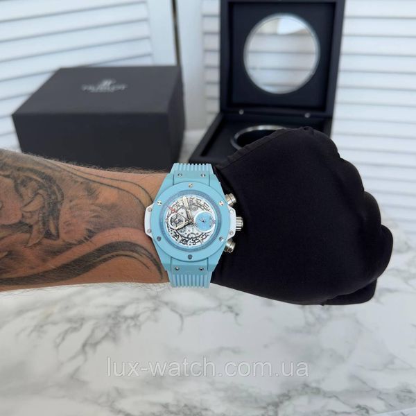 Наручные часы Hublot Big Bang Unico 44mm Blue-White 1509 фото