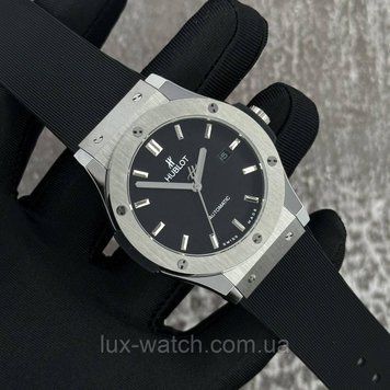 Годинник наручний H u b l o t 5826 Classic Fusion Black-Silver-Black, преміального ААА класу 1645 фото